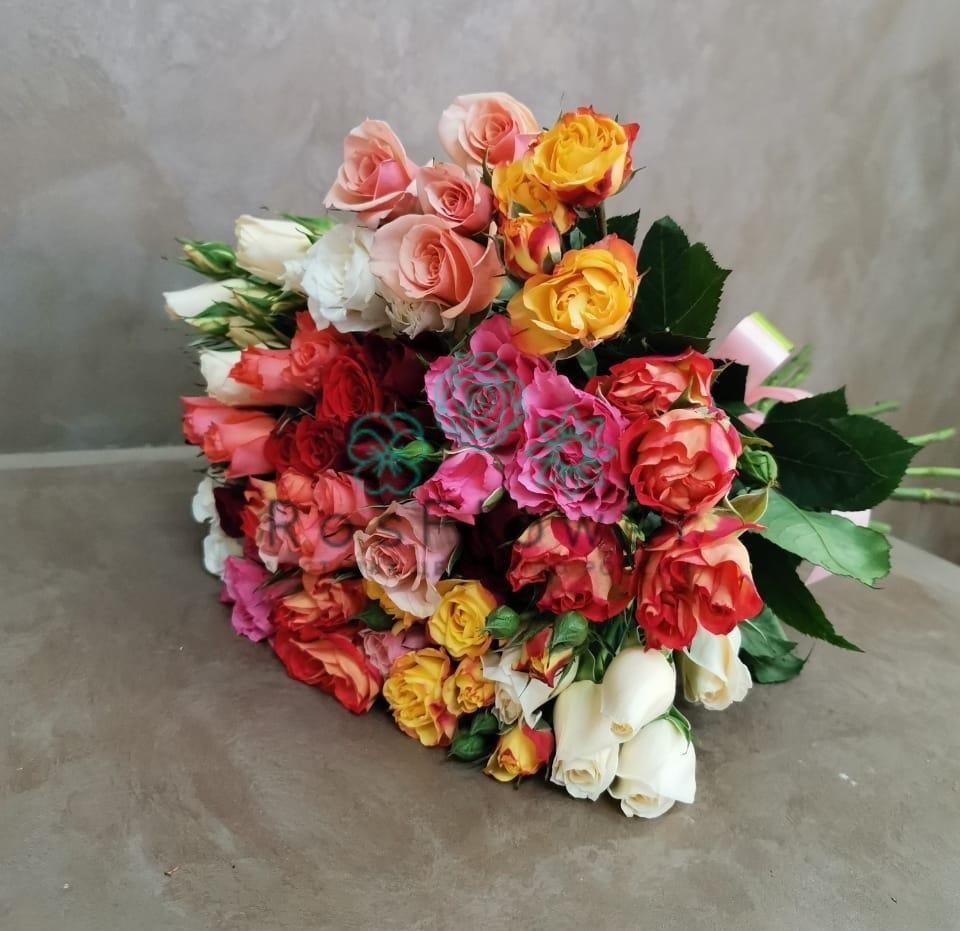 Букет цветов из: Розы в Суворовской