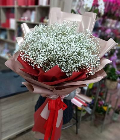 Букет цветов из: Гипсофила в Суворовской