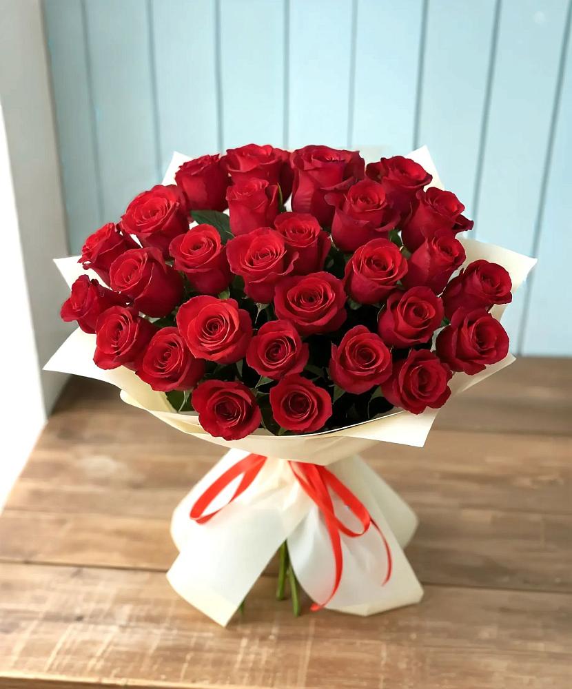 Букет 29 Красных роз в Суворовской