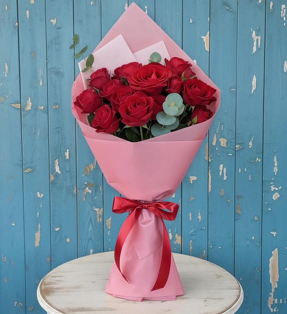 Букет цветов из: Розы в Суворовской