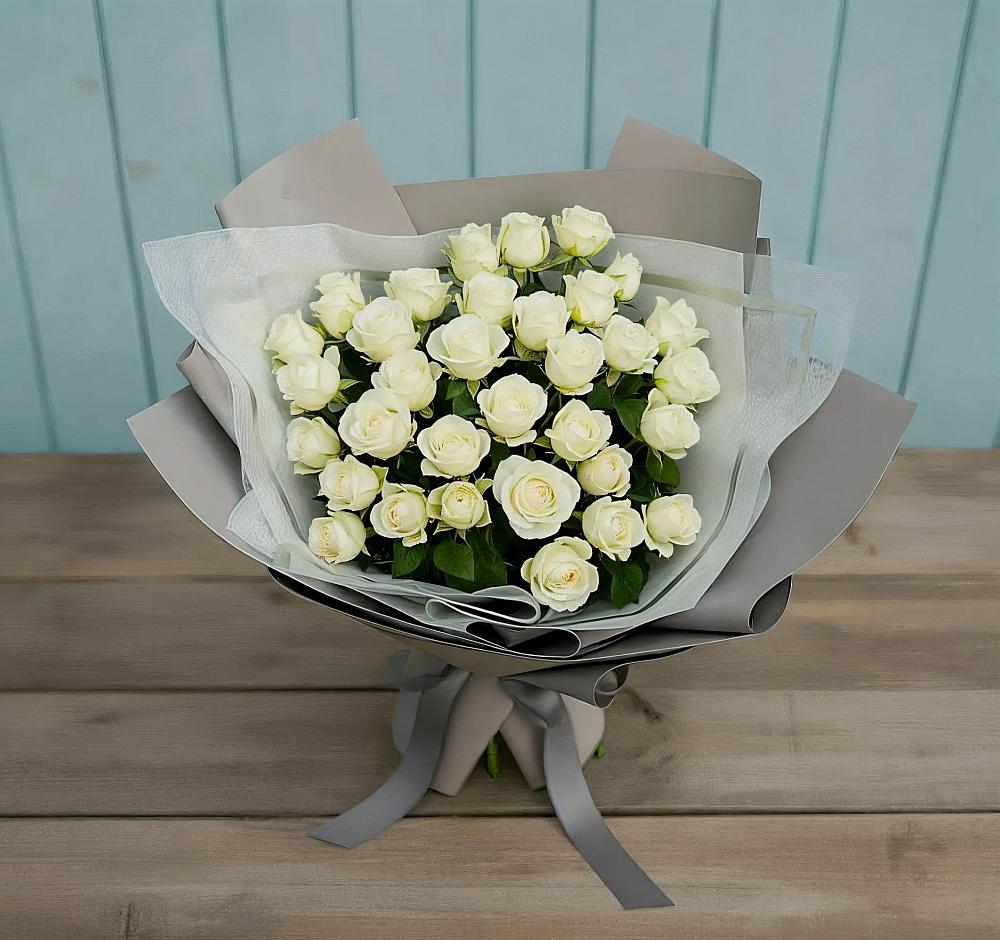 Букет Белоснежная нежность в Суворовской