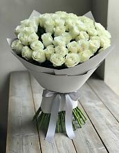 Букет 35 Белых роз в Суворовской