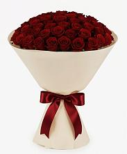 Букет 101 Бордовая роза Блэк Бакарра в Суворовской