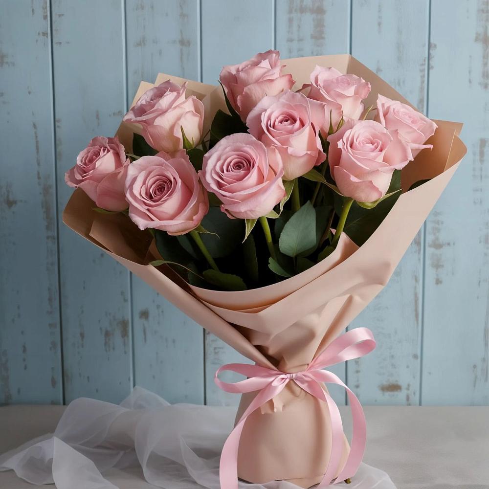 Букет цветов из: Розы в Суворовской