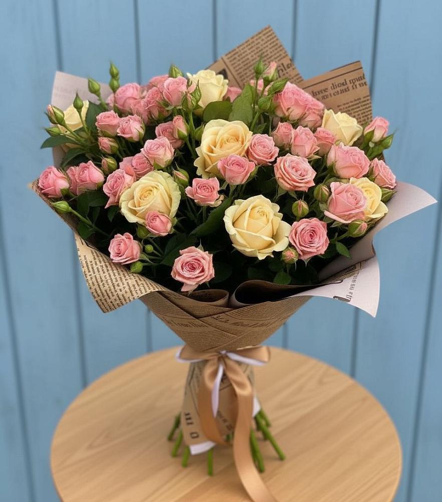 Букет цветов из: Розы в Суворовской