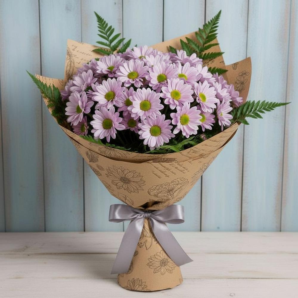Букет цветов из: Хризантемы в Суворовской