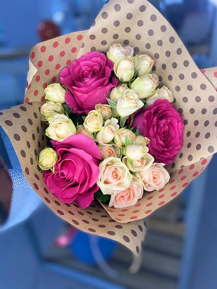 Букет цветов из: Розы в Суворовской