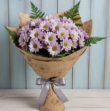 Букет цветов из:  Хризантемы в Суворовской