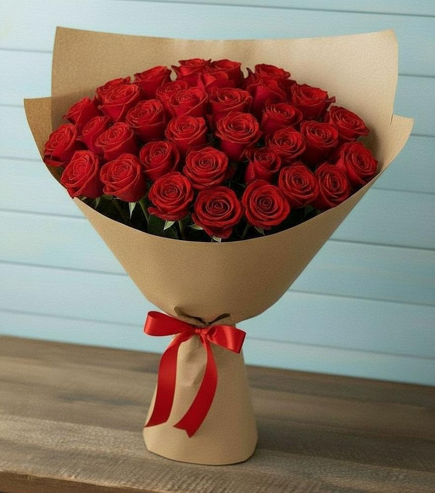 Букет Красные розы Милано в Суворовской