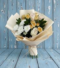 Букет цветов из:  Розы и Хризантемы в Суворовской