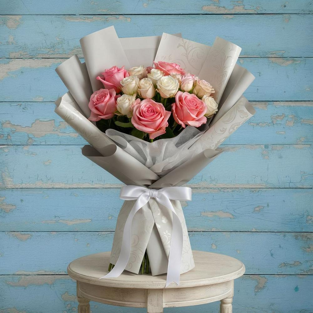 Букет цветов из: Розы в Суворовской