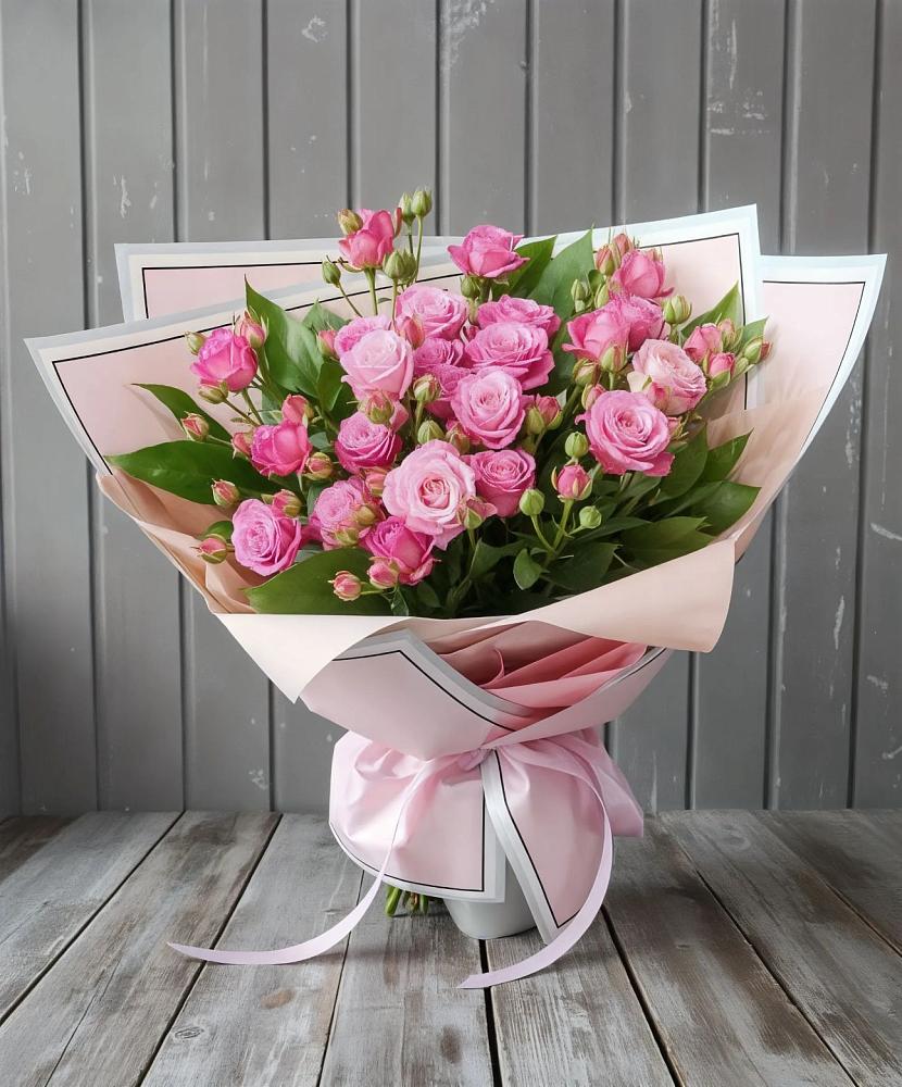 Букет Розовый кустик в Суворовской