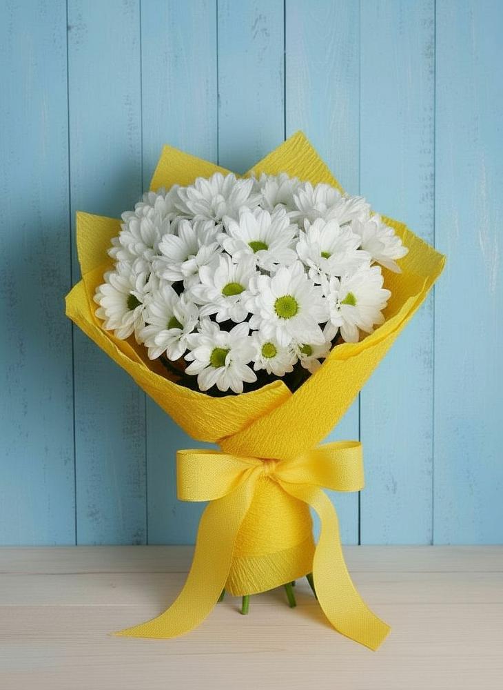 Букет цветов из: Хризантемы в Суворовской