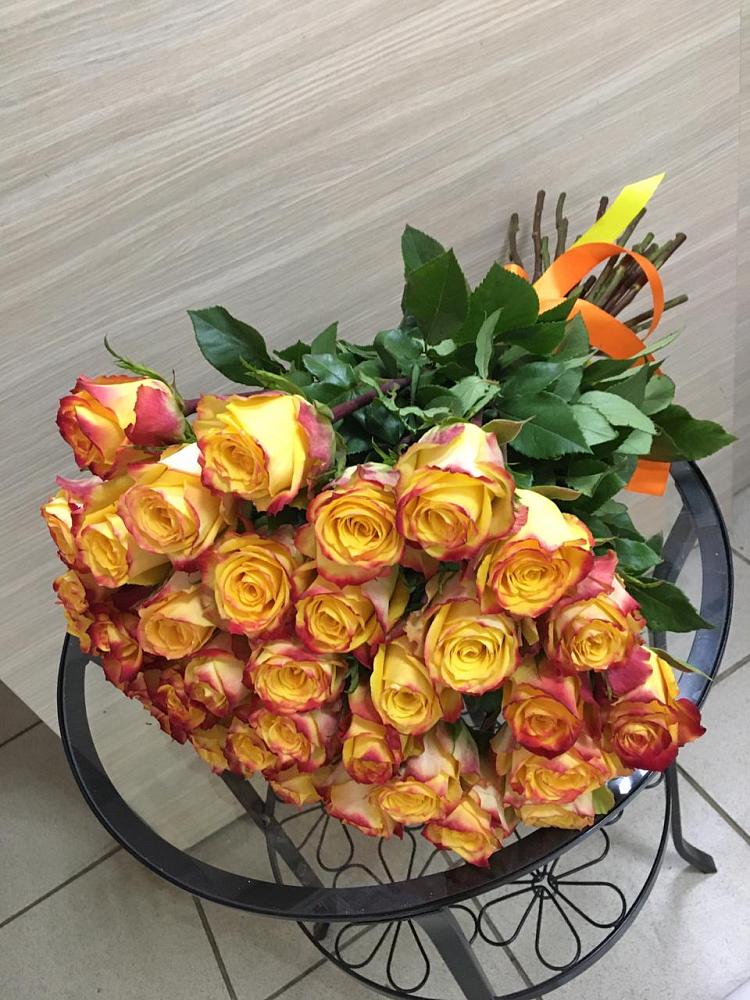 Букет Желтые розы в Суворовской