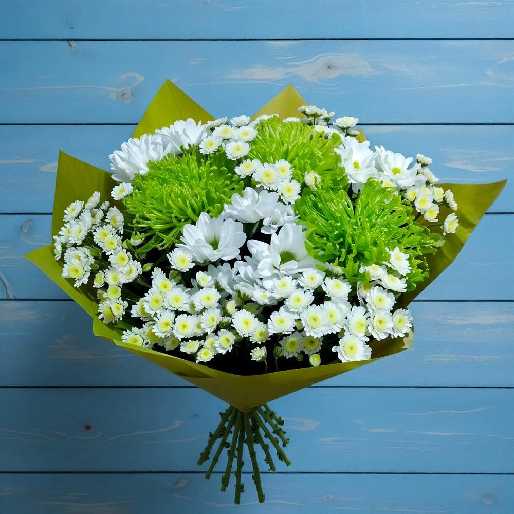 Букет цветов из: Хризантемы в Суворовской