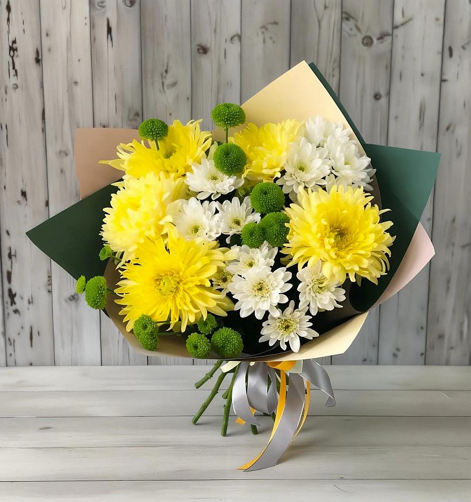 Букет цветов из: Хризантемы в Суворовской
