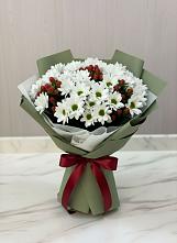 Букет цветов из:  Хризантемы #REPLACE_PRED# Суворовской